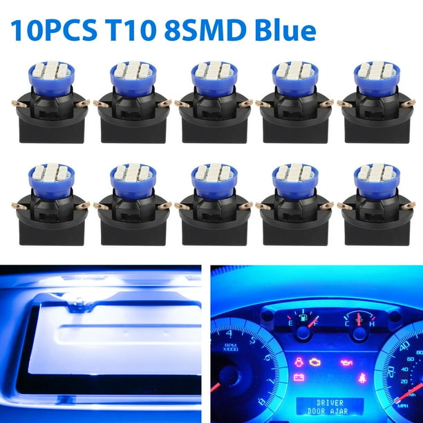 10X T5 B8.5D 5050 1SMD LED Dashboard Dash Gauge Instrument A/C panels Lights 10X T5 B8.5D 5050 1SMD LED Dashboard Dash Gauge Instrument A/C panels Lights